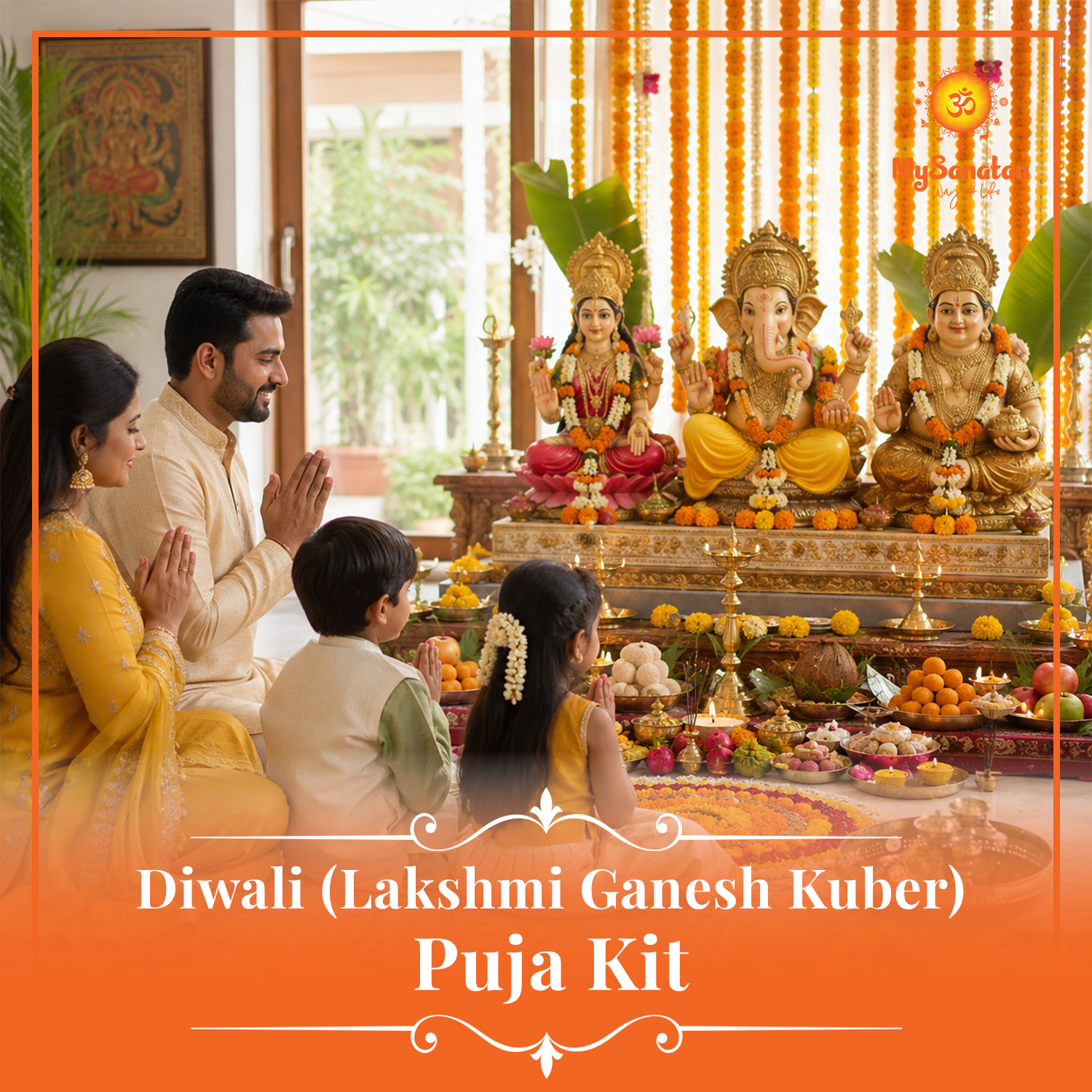 Diwali (Lakshmi Ganesh Kuber) Puja Kit